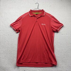 Hugo Boss Men’s Size XXL Salmon Pink Pro Golf Tennis Polo Moisture Manager